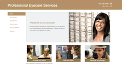 Desktop Screenshot of professionaleyecareservices.com
